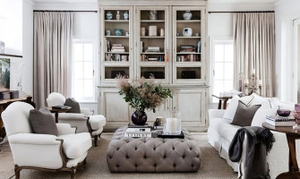 Perdele si jaluzele in stil Hamptons