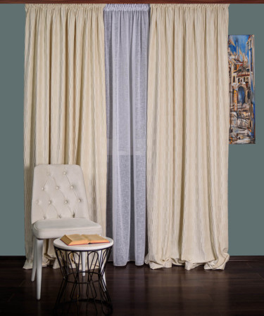 Draperie catifea creponata, crem Draperie catifea creponata, crem