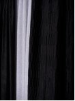 Draperie catifea creponata, negru