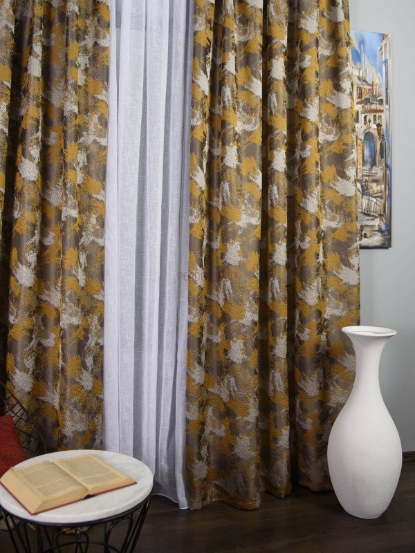 Draperie bej,galben