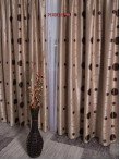 Draperie blackout, crem/maro, model buline