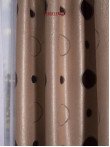 Draperie blackout, crem/maro, model buline