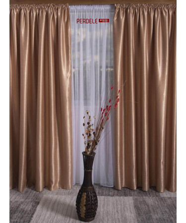 Draperie blackout  cu soft,auriu Draperie blackout  cu soft,auriu