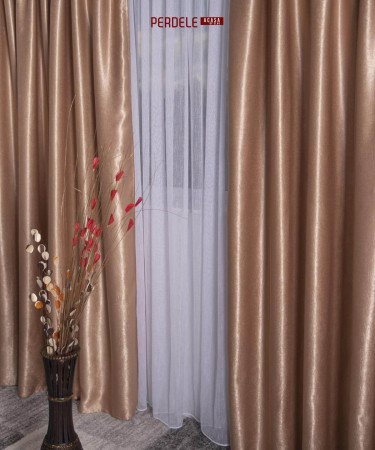 Draperie blackout cu soft,auriu Draperie blackout cu soft,auriu