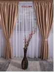 Draperie blackout  cu soft,auriu
