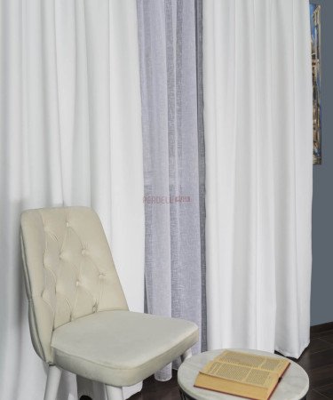 Draperie uni alb Draperie uni alb