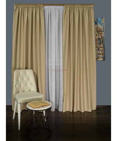 Draperie blackout bej Draperie blackout bej