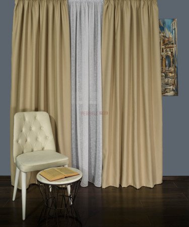 Draperie blackout bej