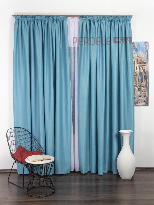 Draperie blackout bleu