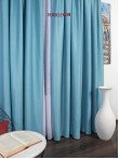 Draperie blackout bleu