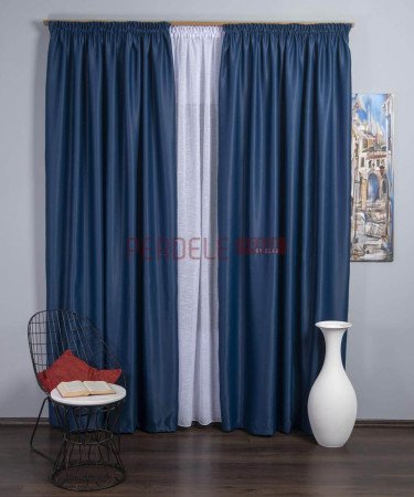 Draperie blackout bleumarin