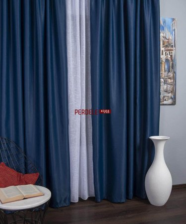 Draperie blackout bleumarin