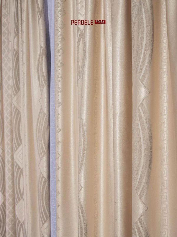 Draperie blackout crem