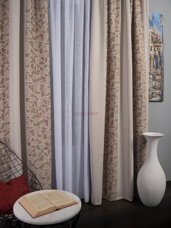 Draperie blackout, crem/bej Draperie blackout, crem/bej