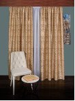 Draperie blackout crem/maro
