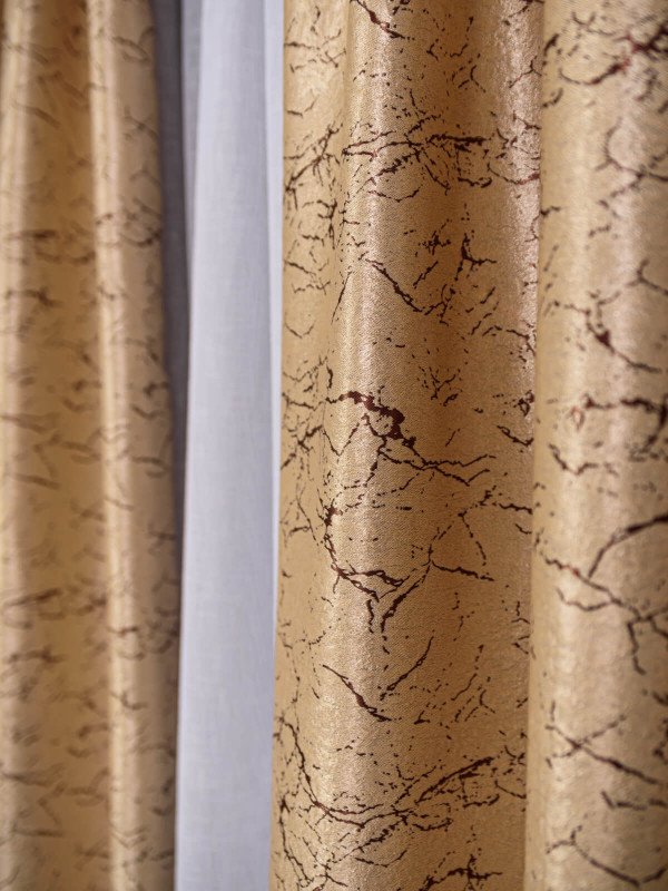 Draperie blackout crem/maro
