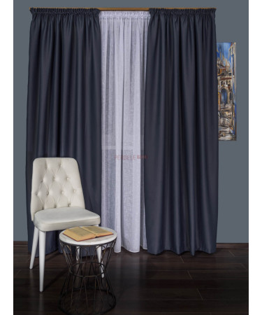 Draperie blackout gri Draperie blackout gri