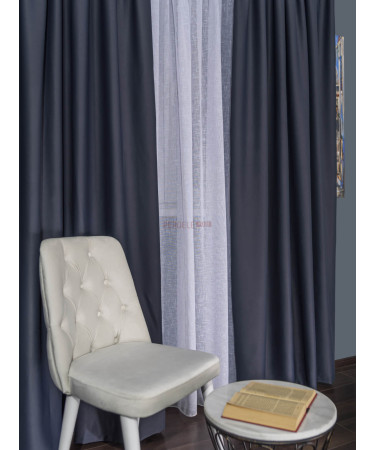 Draperie blackout gri Draperie blackout gri