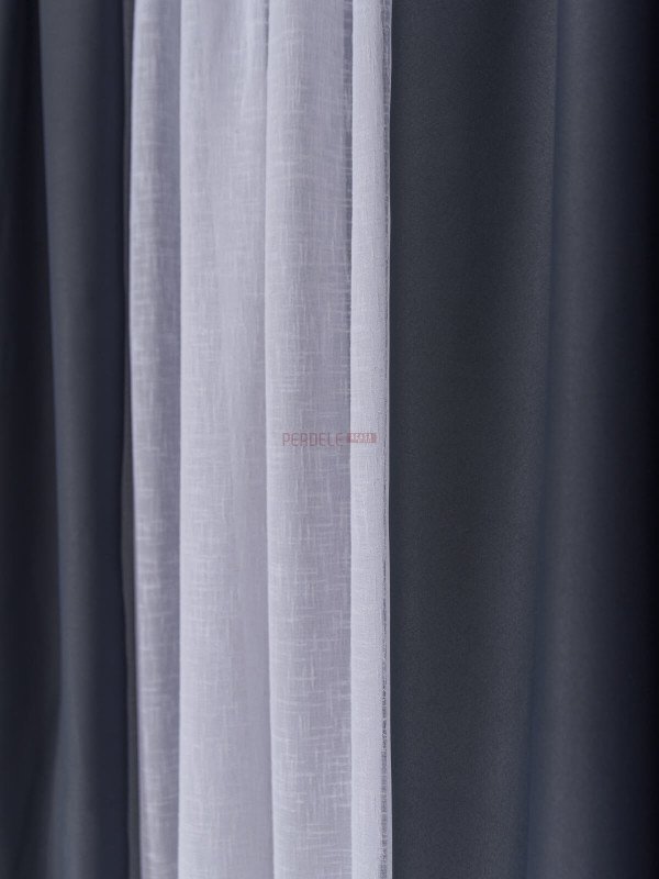 Draperie blackout gri