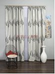 Draperie blackout gri/negru