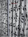 Draperie blackout gri/negru