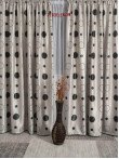 Draperie blackout gri/negru