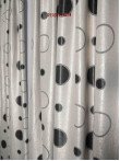 Draperie blackout gri/negru