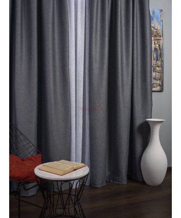Draperie blackout gri rustic Draperie blackout gri rustic