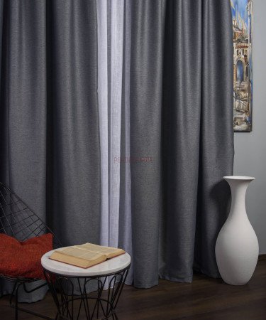 Draperie blackout gri rustic Draperie blackout gri rustic