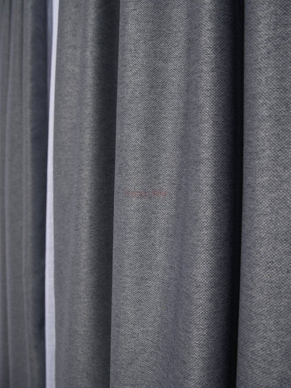 Draperie blackout gri rustic