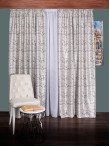 Draperie blackout gri/negru model marmura