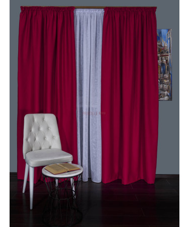 Draperie blackout rosu Draperie blackout rosu