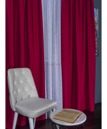 Draperie blackout rosu Draperie blackout rosu