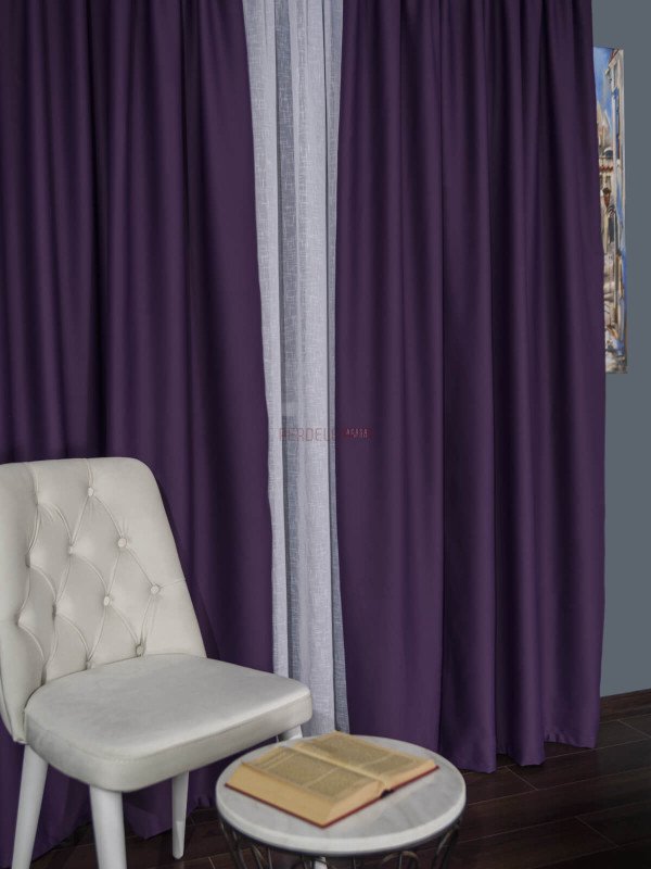 Draperie uni mov