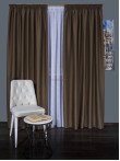 Draperie blackout maro