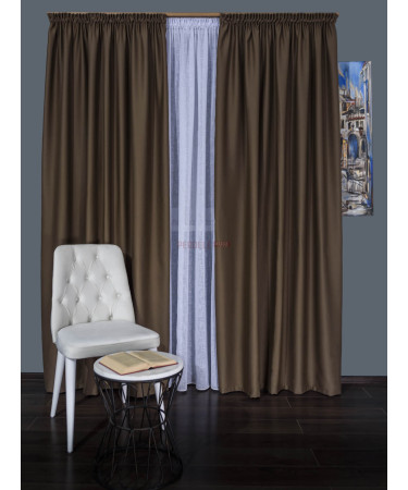 Draperie blackout maro Draperie blackout maro
