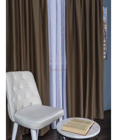 Draperie blackout maro Draperie blackout maro