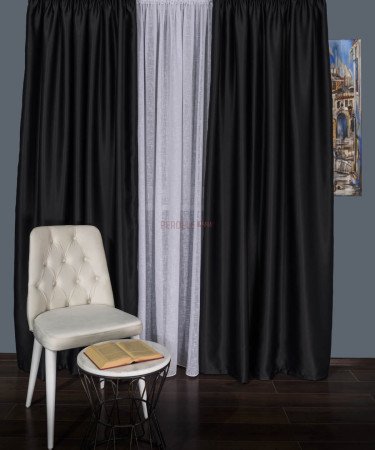 Draperie blackout negru