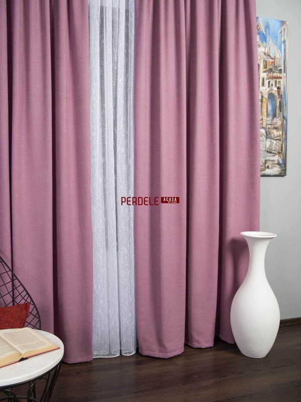 Draperie blackout roz gabi