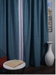 Draperie blackout rustic albastru