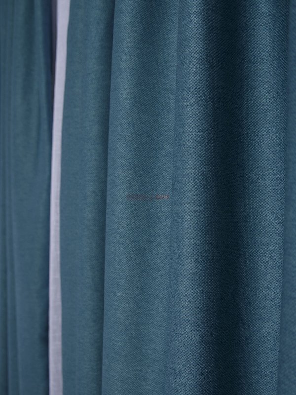 Draperie blackout rustic albastru
