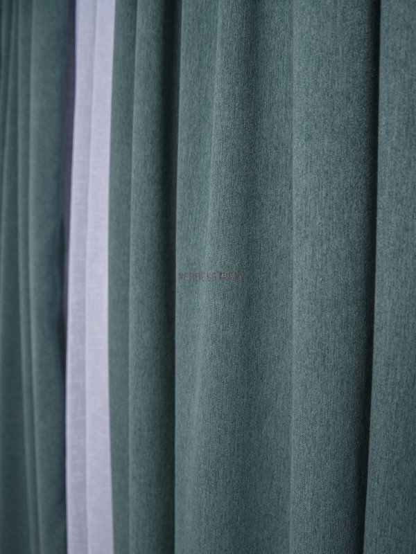 Draperie blackout verde coral