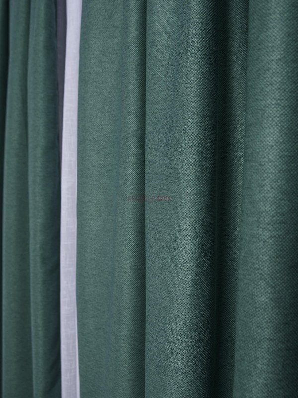 Draperie blackout rustic verde