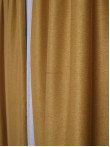 Draperie blackout rustic mustar