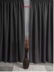 Draperie blackout rustic gri