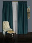 Draperie uni turqoise