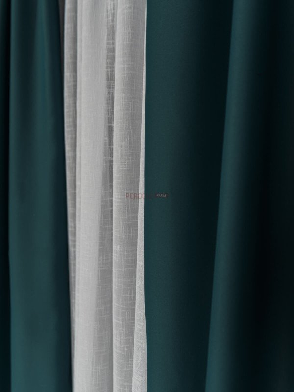 Draperie uni turqoise