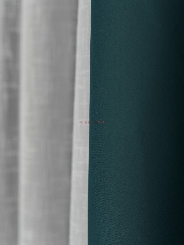 Draperie uni turqoise