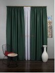 Draperie blackout uni, verde 2