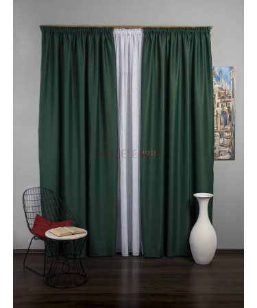 Draperie blackout uni, verde 2 Draperie blackout uni, verde 2